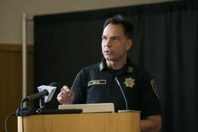 Multnomah County Sheriff Mike Reese in a 2018 photo