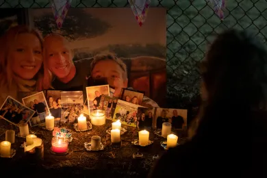 Harold Major died Nov. 7, 2020; a year later, his sister Crystal lit candles at the intersection where he died