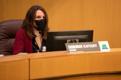 Chair Deborah Kafoury during the Thursday, Dec. 16 board meeting