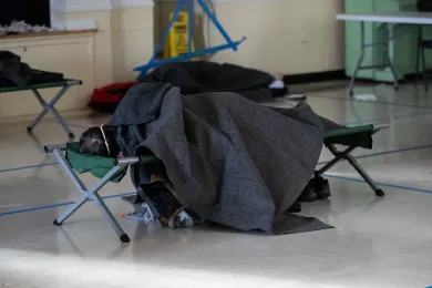 Mt. Scott Community Center severe weather shelter, Dec. 26, 2021