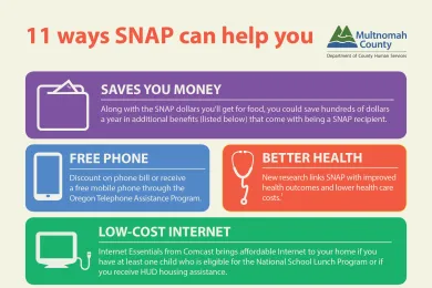 poster of ways snap can help