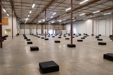 Market Street severe weather shelter, Feb. 22, 2022