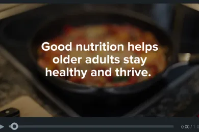 Nutrition helps older adults thrive