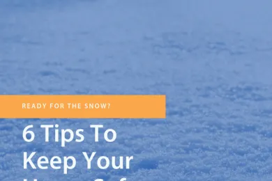 photo of snow with post title