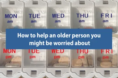 How to help an older person