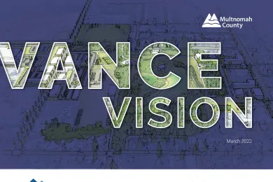 Cover of the 2022 Vance Vision document