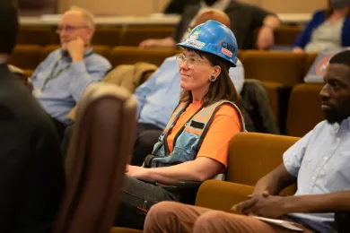Laura Tocki-Toggenburger testifies before the Board of County Commissioners