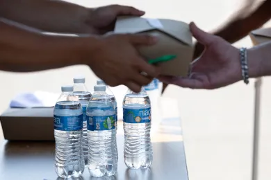 Outreach during hot weather, July 27, 2022