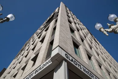 Exterior of the Gladys McCoy Health Department Headquarters