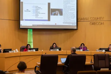 Board of County Commissioners are briefed on Thursday, Nov. 10