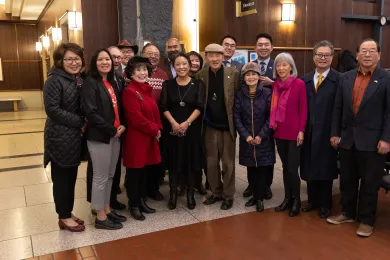 Photo of invited guests during the Board Meeting on Jan. 4 