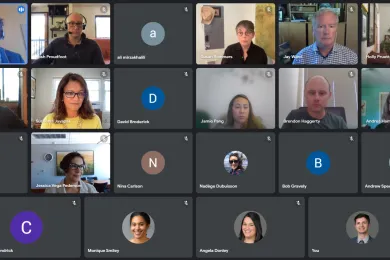 Screen shot from wood smoke work group zoom meeting
