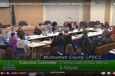 Public safety council meets in person for first time in almost 4 years; discusses criminal justice data, metrics, analysis