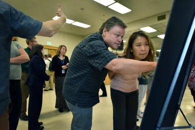 County residents check out design for new central courthouse at April 2016 open house