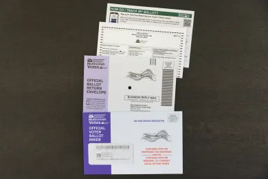 Example ballot for the May 20, 2025, Special District Election