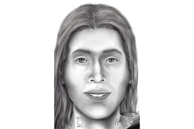 A rendition of an unidentified deceased White man between the age of 19 to 31