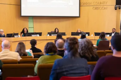 The Board of Commissioners on budget adoption day June 4, 2026.