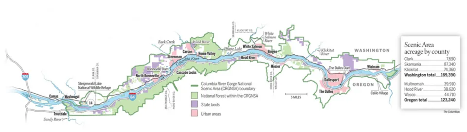 Mapa del Área Escénica Nacional