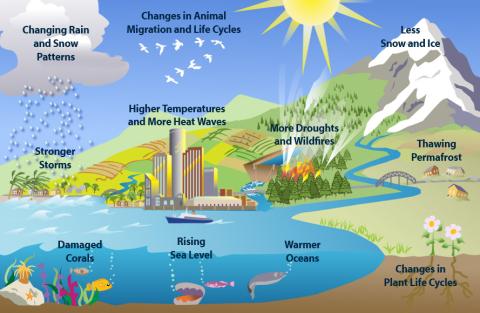 Climate Change Illustration