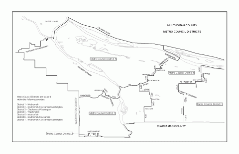 Metro Council Map - May 2000