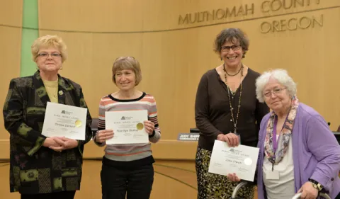 Donna Earnest, Zina Owen and Marilyn Bishop