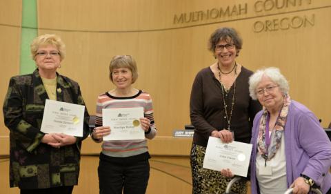 Donna Earnest, Zina Owen and Marilyn Bishop