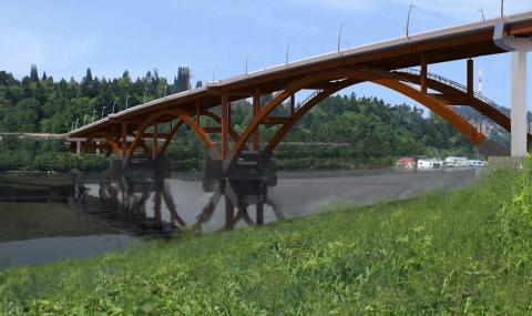 The new Sellwood Bridge