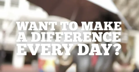 Want to make a difference?