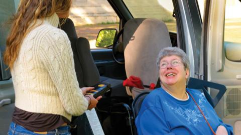 Transportation options for aging and disabled.