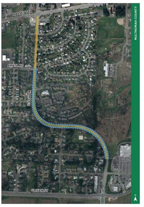 238th Drive project area map