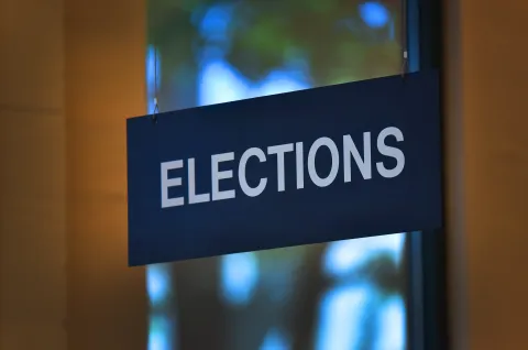 Elections sign