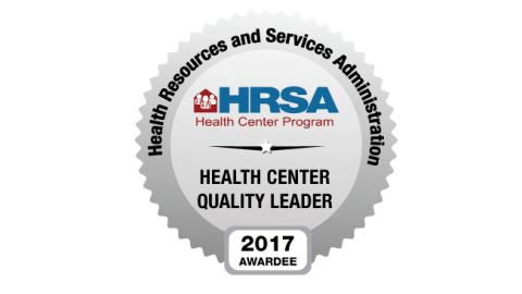 HRSA quality leader badge