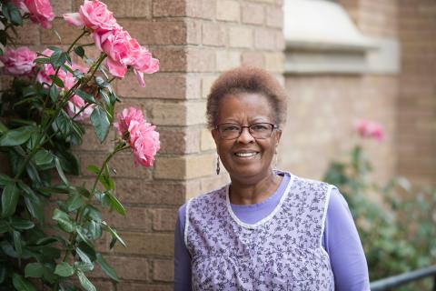 Lela Triplett-Roberts, winner of the 2018 Gladys McCoy Award