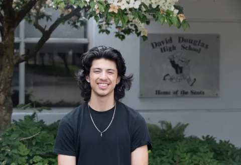 Jared Cetz, winner of the 2018 Jennifer Beegle Award for Youth Involvement