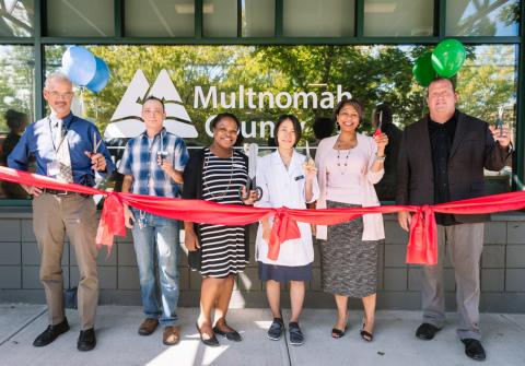 Ribbon cutting ceremony at North Portland Health Center