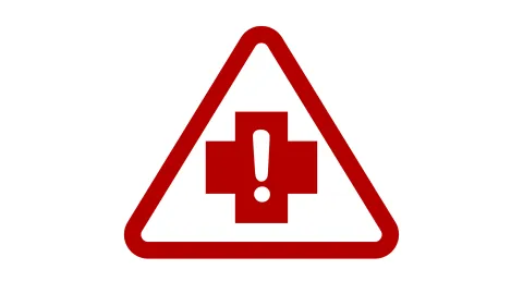 Public health alert logo