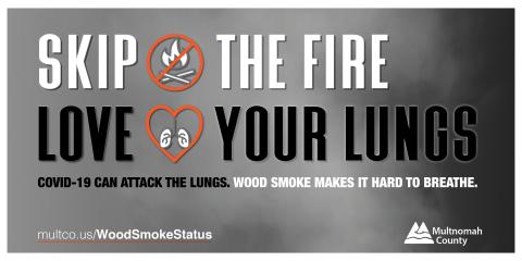 Skip the Fire Love Your Lungs message for Twitter (English)