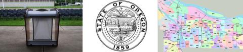 banner of state seal and district map