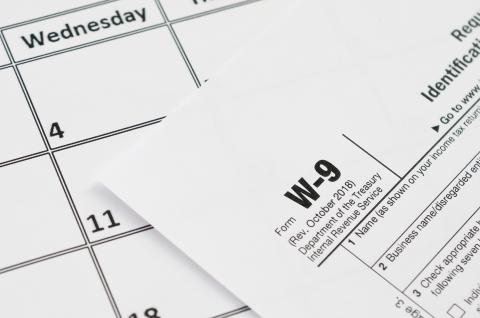 IRS form W-9