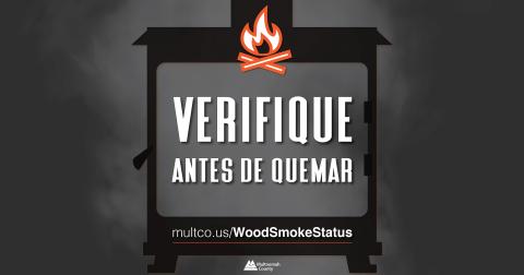 Check Before You Burn message for Facebook (Spanish)