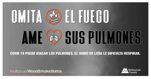 Skip the Fire Love Your Lungs message for Facebook (Spanish)
