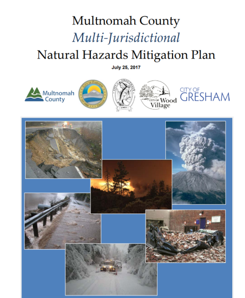 Cover of 2017 Natural Hazards Mitigation Plan