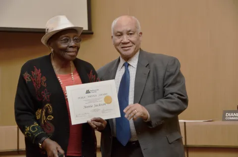 Annie Jackson is a 2016 Volunteer Recognition Award winner.