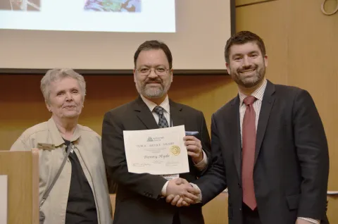Denny Hyde is a 2016 Volunteer Recognition Award winner.