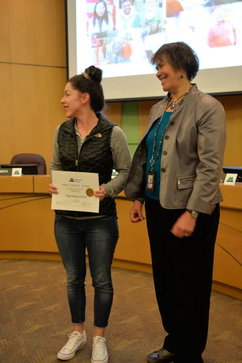 Marinna Orta is a 2016 Volunteer Recognition Award winner.