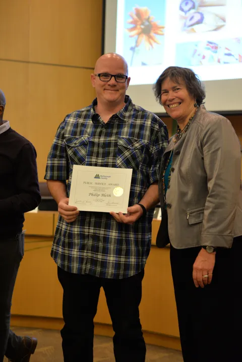 Philip Bleth is a 2016 Volunteer Recognition Award winner