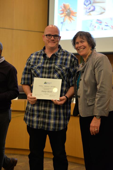 Philip Bleth is a 2016 Volunteer Recognition Award winner
