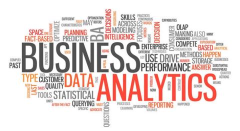 Data Analytics Word Graphic