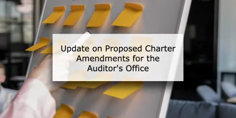 update on proposed charter ammendments