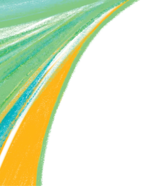 Green paintbrush strokes